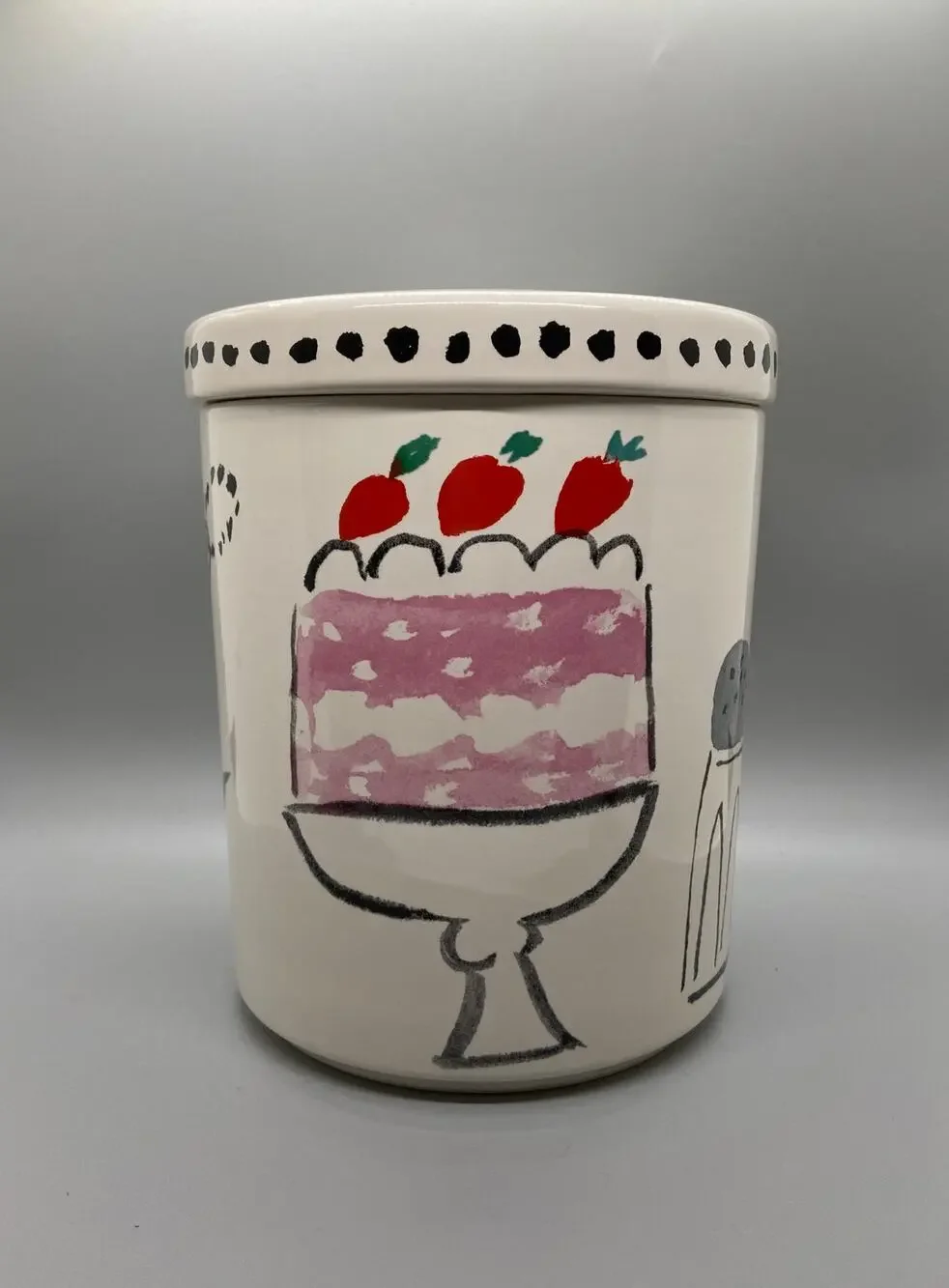 Retired Kate Spade New York Lenox Ceramic All in Good Taste Canister